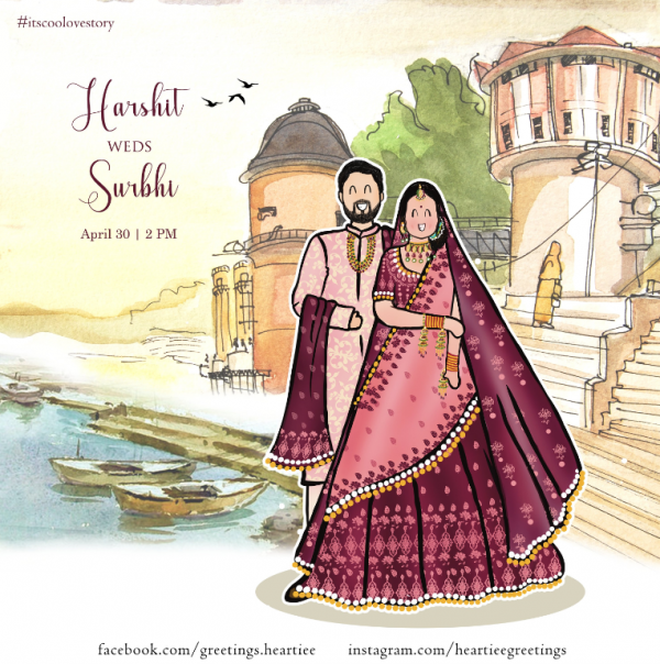 Sentimental dengan gambar lukisan sketsa pasangan